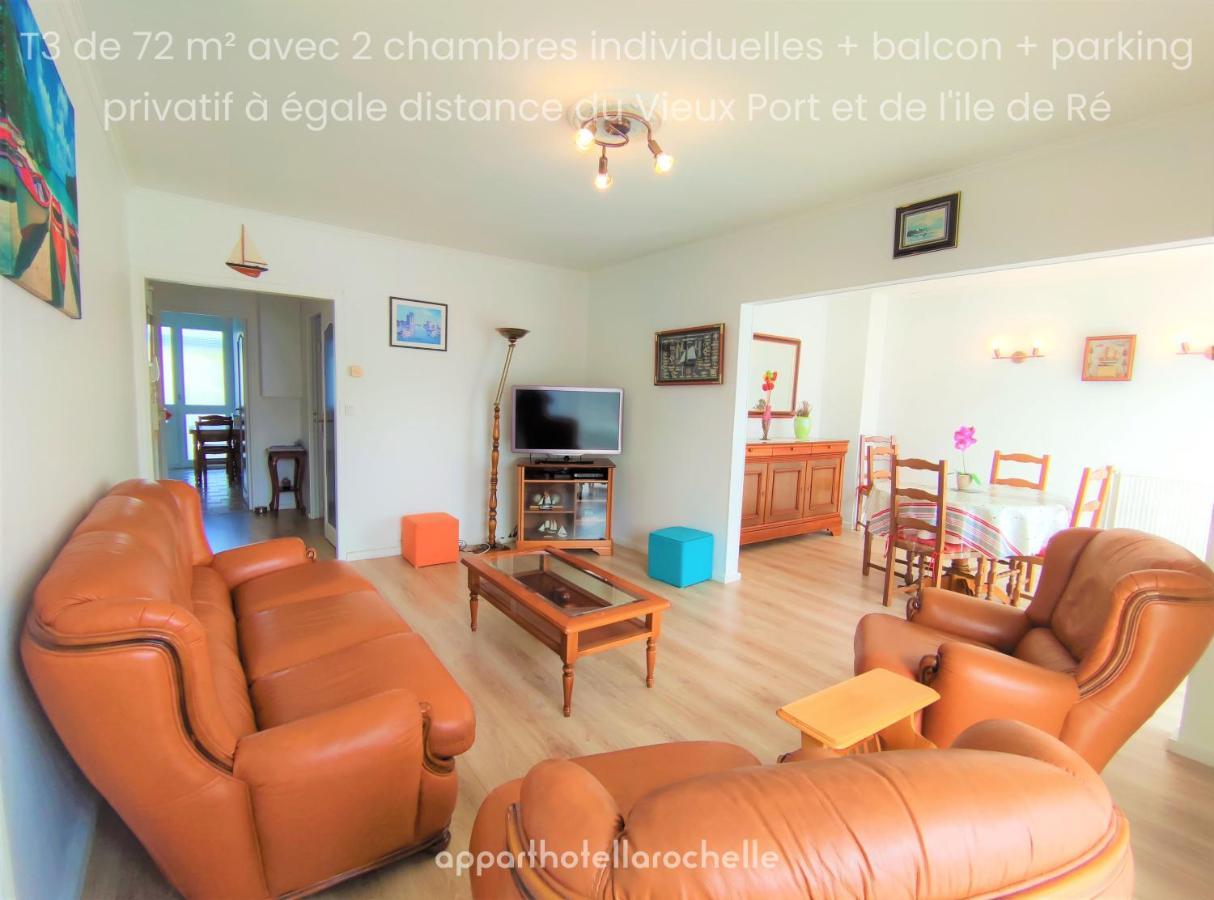 Appartement T3 Lumineux Et Tout Confort De 72 M2 Avec Parking Privatif La Rochelle  Exteriér fotografie